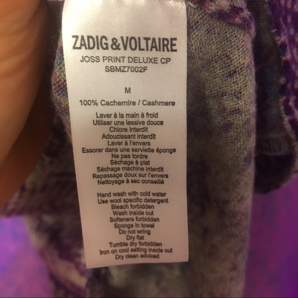 🔥HOST PICK🔥💀Zadig & Voltaire💀Cashmere top! - Picture 2 of 3